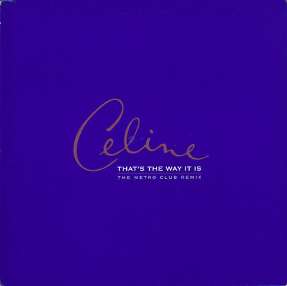Celine Dion* : That's The Way It Is (12", Single, Promo)