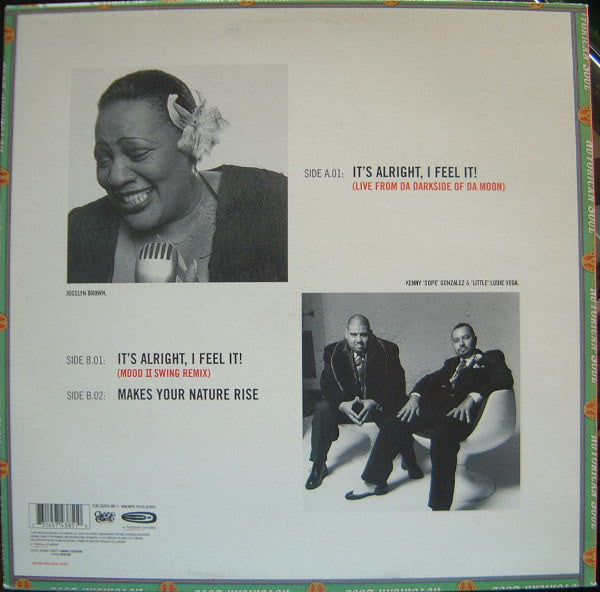 Nuyorican Soul Featuring Jocelyn Brown : It's Alright, I Feel It! (P.M.) (12")