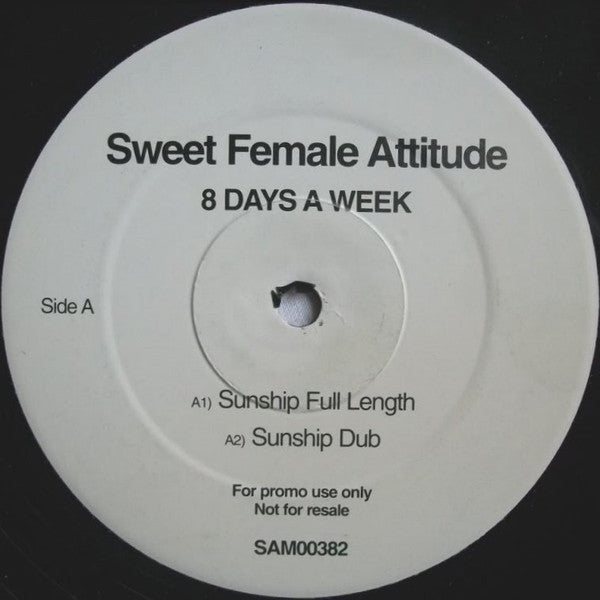 Sweet Female Attitude : 8 Days A Week (12", Promo)