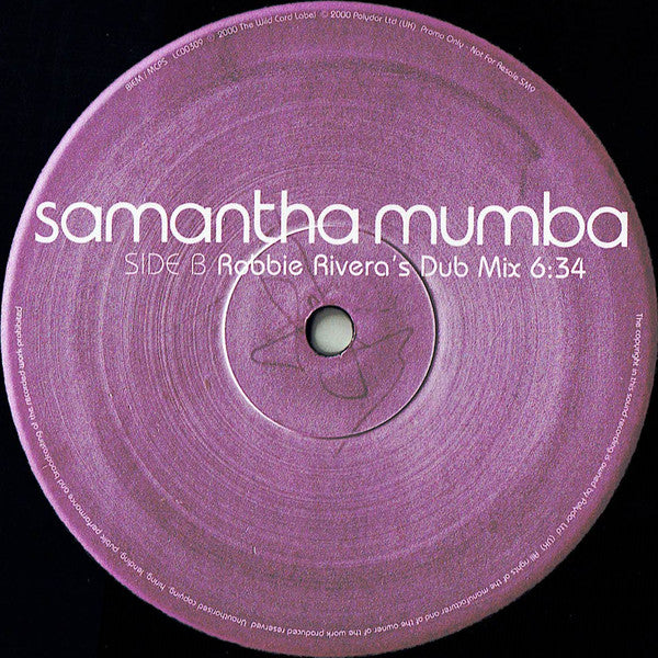 Samantha Mumba : Body II Body (12", Single, Promo)
