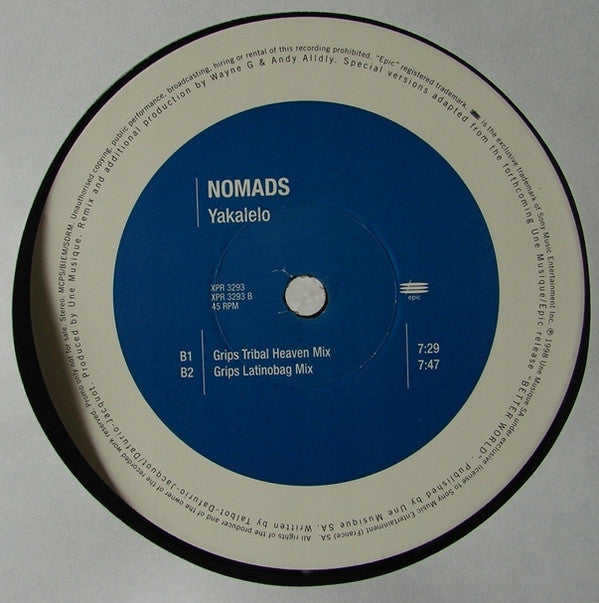 Nomads : Yakalelo (12", Promo)