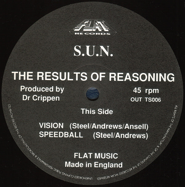 S.U.N. : The Results Of Reasoning (12", EP)