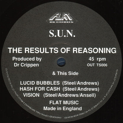 S.U.N. : The Results Of Reasoning (12", EP)