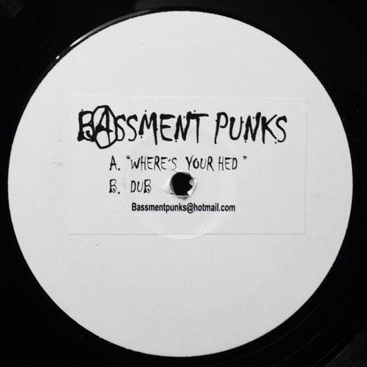 Bassment Punks : Where's Your Hed (12", W/Lbl, Sti)