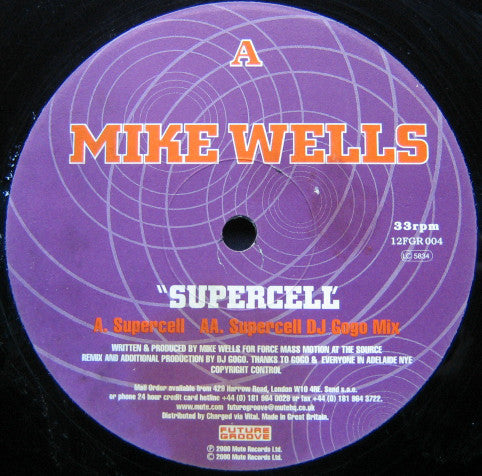 Mike Wells : Supercell (12")