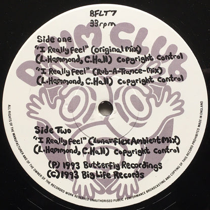 Drum Club : I Really Feel (12")
