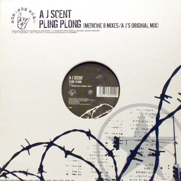 A J Scent* : Pling Plong (Medicine 8 Mixes / A J's Original Mix) (12")