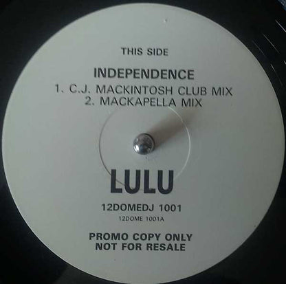 Lulu : Independence (12", Promo)