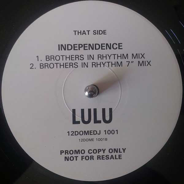 Lulu : Independence (12", Promo)