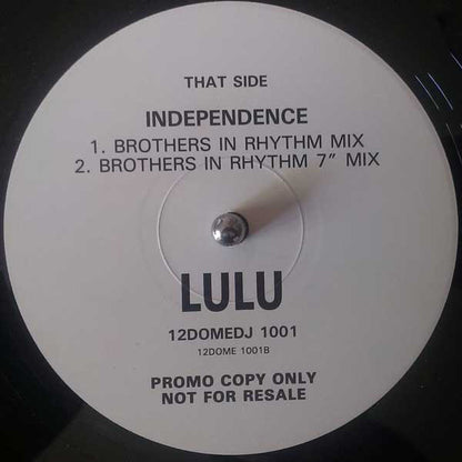 Lulu : Independence (12", Promo)