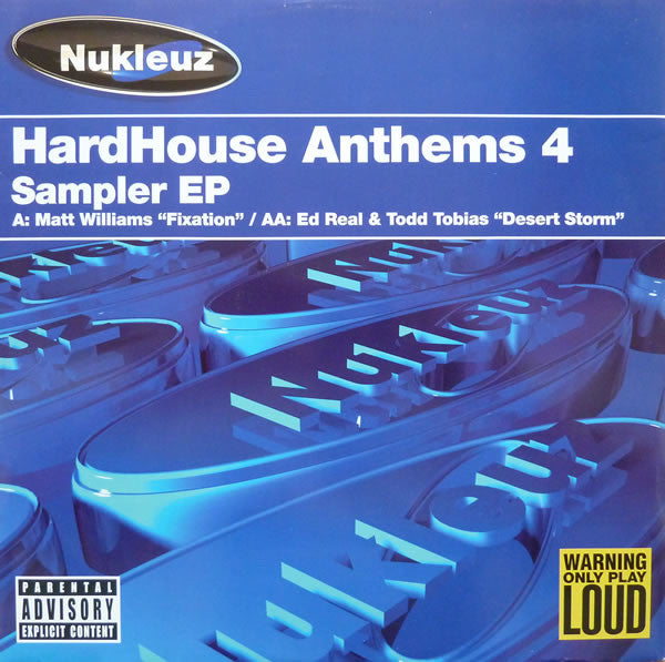 Matt Williams / Ed Real & Todd Tobias : HardHouse Anthems 4 Sampler EP (12", EP)