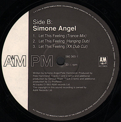 Simone Angel : Let This Feeling (12")