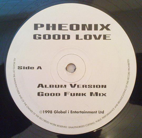 Pheonix (3) : Good Love (12")