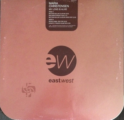 Maria Christensen : My Love Is Alive (12", Promo)