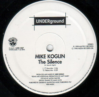 Mike Koglin : The Silence (12")