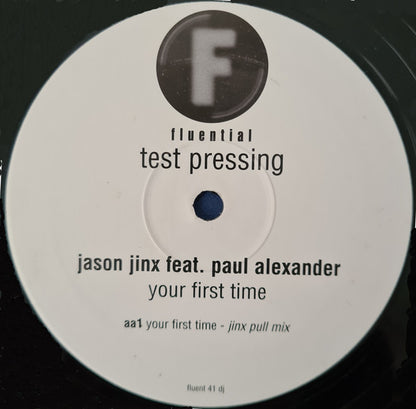 Jason Jinx Feat. Paul Alexander : Your First Time (12", TP)