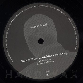 King Britt Presents Sraddha : Believe EP (12", EP)