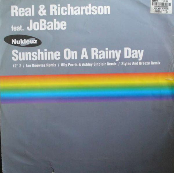 Ed Real & Mark Richardson feat. JoBabe : Sunshine On A Rainy Day (12", 2)