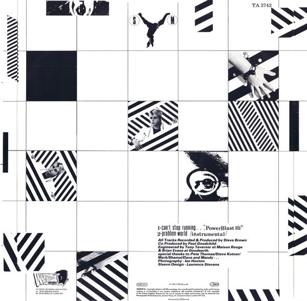 Space Monkey (3) : Can't Stop Running (12", Single)