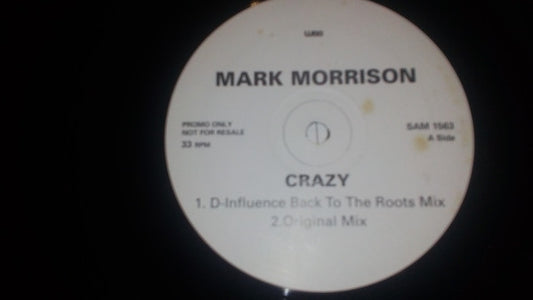 Mark Morrison : Crazy (12", Promo)