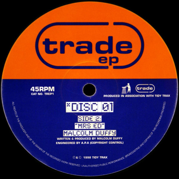 Alan Thompson / Malcolm Duffy : Trade EP Disc 01 (12", EP)