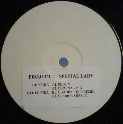 Project 4 (2) : Special Lady (12", Promo, W/Lbl, Sti)