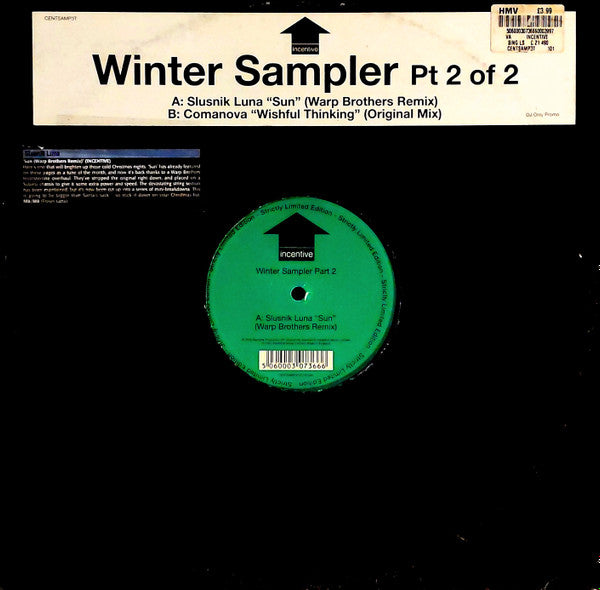 Slusnik Luna / Comanova : Winter Sampler (Part 2 Of 2) (12", Ltd, Promo, Smplr)