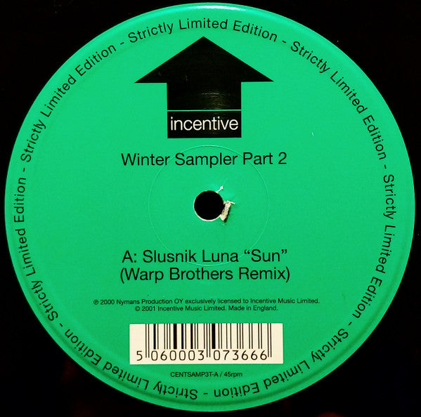 Slusnik Luna / Comanova : Winter Sampler (Part 2 Of 2) (12", Ltd, Promo, Smplr)