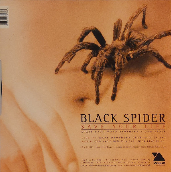 Black Spider : Save Your Life (12")