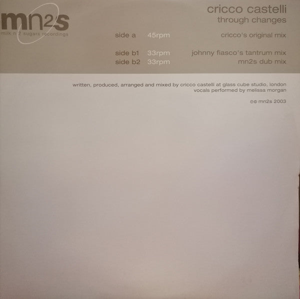 Cricco Castelli : Through Changes (12")