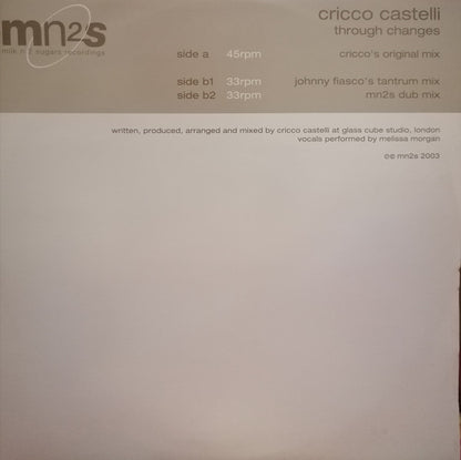 Cricco Castelli : Through Changes (12")