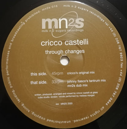 Cricco Castelli : Through Changes (12")
