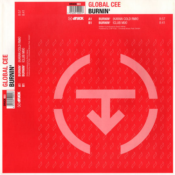 Global Cee : Burnin' (12")