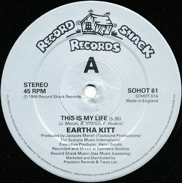 Eartha Kitt : This Is My Life (12")