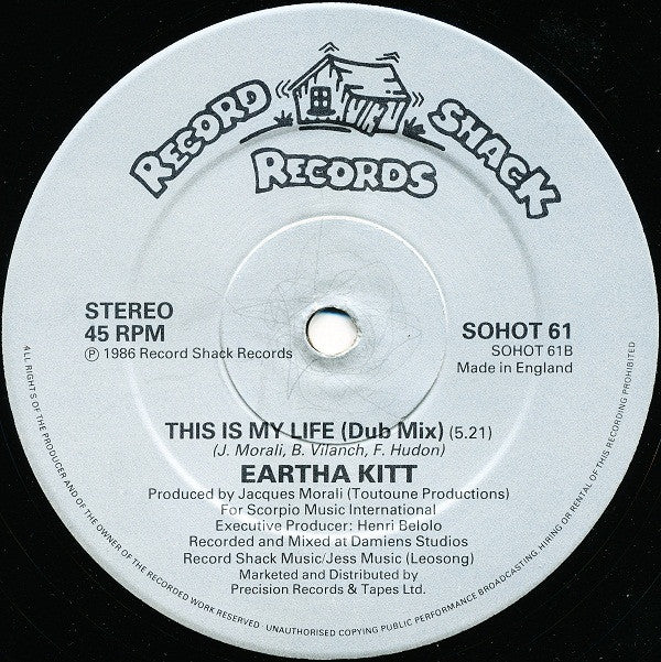Eartha Kitt : This Is My Life (12")