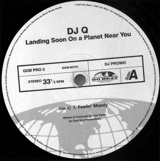 DJ Q : Landing Soon On A Planet Near You (12", Promo)