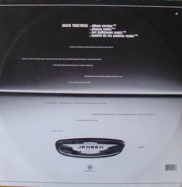 Nigel Hayes : Back Together (12")