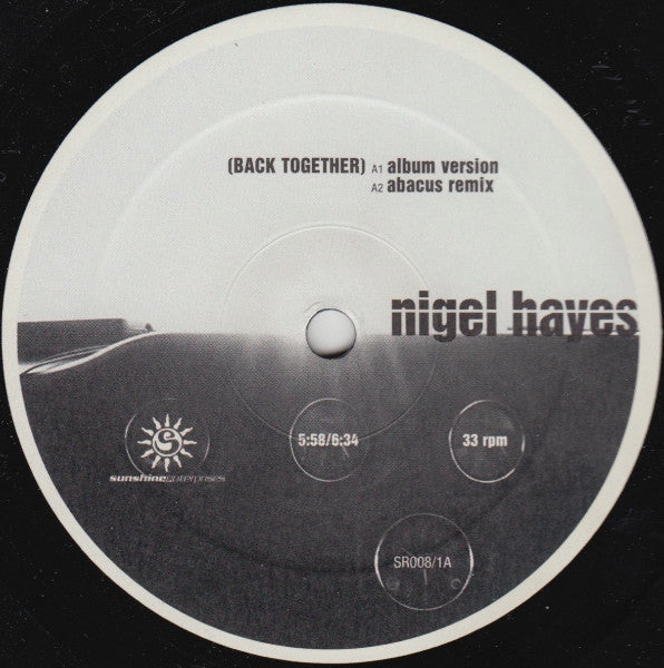 Nigel Hayes : Back Together (12")