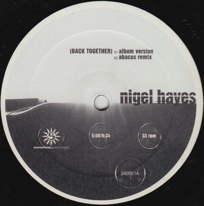 Nigel Hayes : Back Together (12")