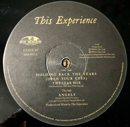 This Experience : Holding Back The Years (Open Your Eyes) (12")