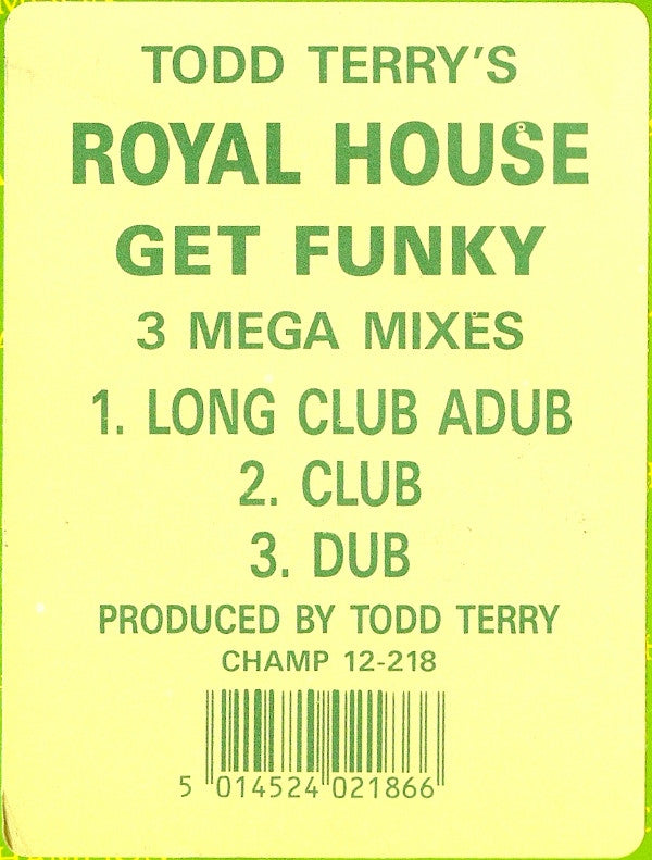 Royal House : Get Funky (12")