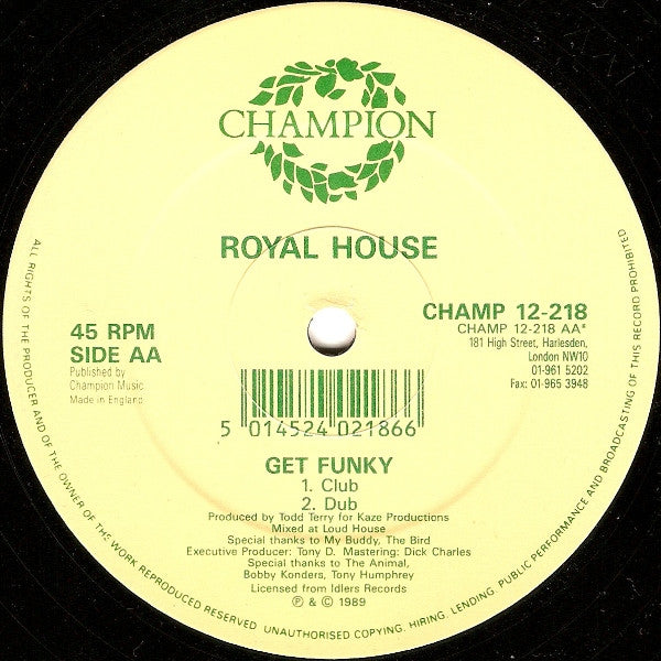 Royal House : Get Funky (12")