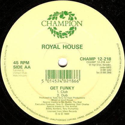 Royal House : Get Funky (12")
