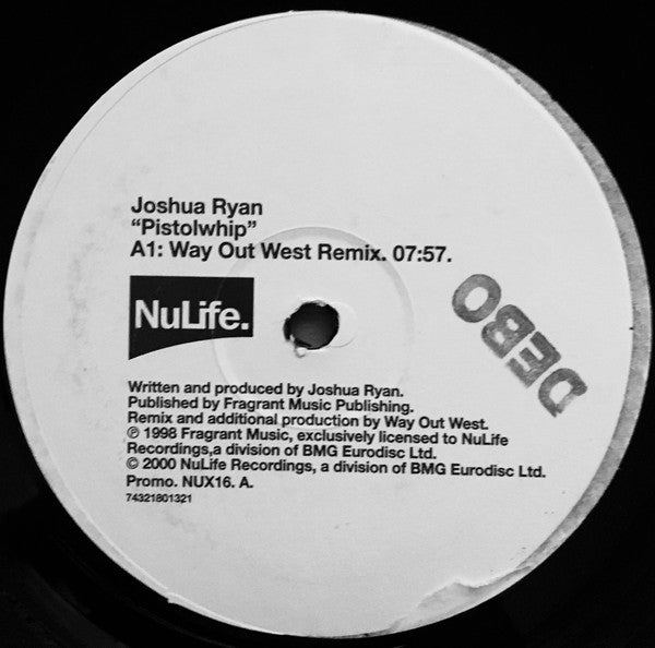 Joshua Ryan : Pistolwhip (12", Promo)