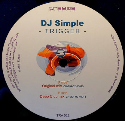 DJ Simple : Trigger (12")