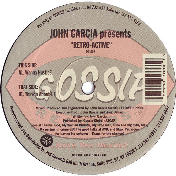 John Garcia Presents Retro-Active : Wanna Hustle? (12")