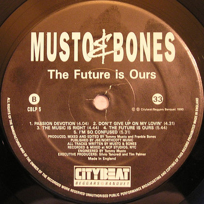 Musto & Bones : The Future Is Ours (LP, Album)