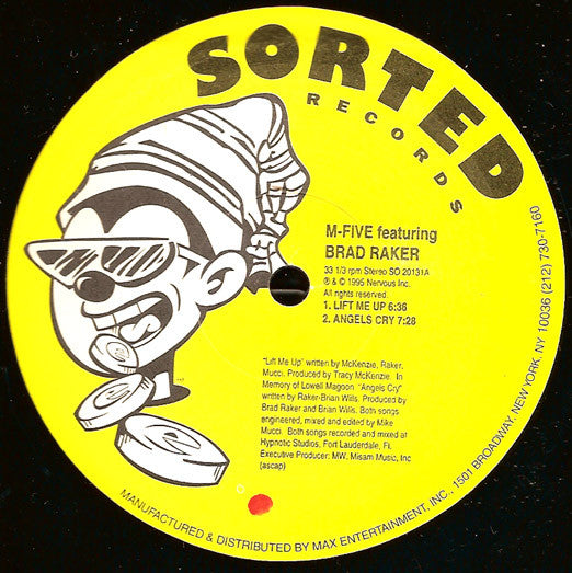M-Five Featuring Brad Raker : Lift Me Up (12")