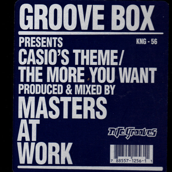 Groove Box : Casio's Theme / The More You Want (12")