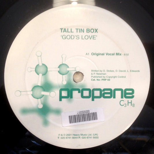 Tall Tin Box : God's Love (12", S/Sided)